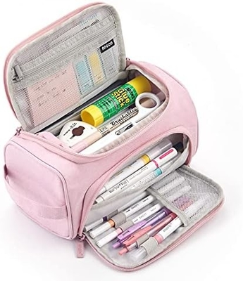 HVOMO BIG CAPACITY PENCIL CASE HIGH LARGE STORAGE POUCH MARKER PEN CASE TRAVEL SIMPLE STATIONERY BAG SCHOOL COLLEGE