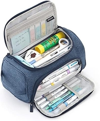 HVOMO BIG CAPACITY PENCIL CASE HIGH LARGE STORAGE POUCH MARKER PEN CASE TRAVEL SIMPLE STATIONERY BAG SCHOOL COLLEGE