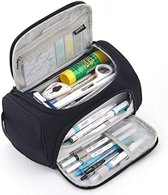 HVOMO BIG CAPACITY PENCIL CASE HIGH LARGE STORAGE POUCH MARKER PEN CASE TRAVEL SIMPLE STATIONERY BAG SCHOOL COLLEGE