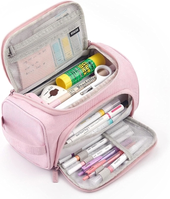 HVOMO BIG CAPACITY PENCIL CASE HIGH LARGE STORAGE POUCH MARKER PEN CASE TRAVEL SIMPLE STATIONERY BAG SCHOOL COLLEGE