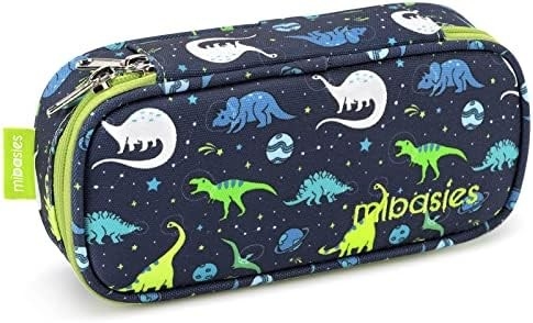 mibasies Kids Pencil Case for Girls and Boys Soft Rainbow Pen Box Pouch (Rainbow 1)