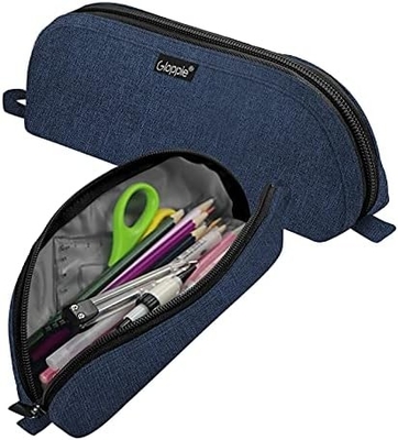 Gloppie Cute Pencil Case Kawaii Pencil Pouch Small Pencil Case Simple Pencil Bags with Zipper Pen Case Bus Pen Case,