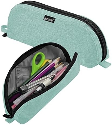 Gloppie Cute Pencil Case Kawaii Pencil Pouch Small Pencil Case Simple Pencil Bags with Zipper Pen Case Bus Pen Case,