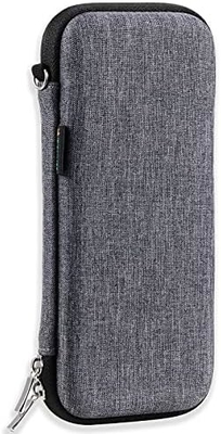 Idream365 Upgraded Hard Pencil Case Box For Adluts,Durable Pen Carrying Case With Zipper-Black