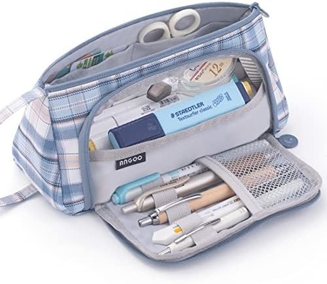 EASTHILL Big Capacity Pencil Case Pouch Pen Case Simple Stationery Bag School College Office Organizer for Teens Girls