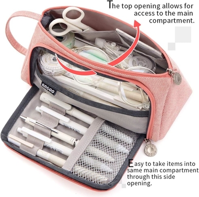 EASTHILL Big Capacity Pencil Case Pouch Pen Case Simple Stationery Bag School College Office Organizer for Teens Girls