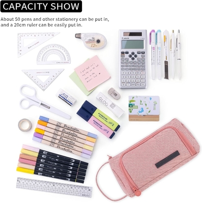 EASTHILL Big Capacity Pencil Case Pouch Pen Case Simple Stationery Bag School College Office Organizer for Teens Girls