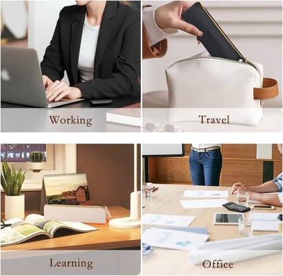 ISuperb 4 Pcs Small Pencil Case PU Leather Pencil Pouch Waterproof Organizer Storage Bag Cosmetic Zipper Pouch For Women