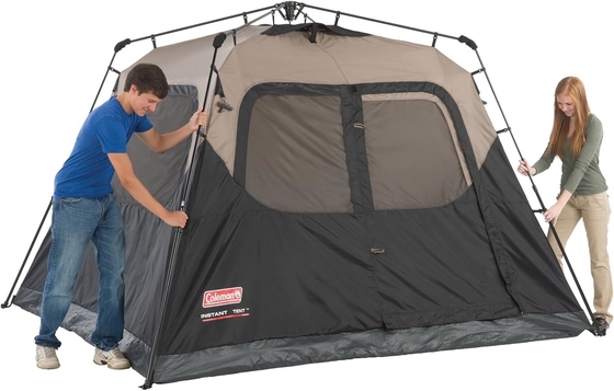 Coleman Camping Tent with Instant Setup, 4/6/8/10 Person Weatherproof Tent with WeatherTec Technology, Double-Thick