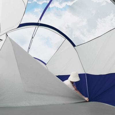 CAMPROS CP Tent 8 Person Camping Tents Weather Resistant Family Tent 5 Large Mesh Windows, Double Layer, Divided