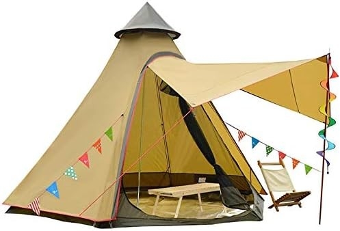 12'x10'x8'Dome Camping Tent 5-6 Person 4 Season Double Layers Waterproof Anti-UV Windproof Tents Family Outdoor Camping