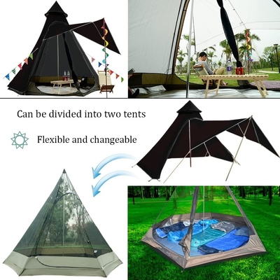 12'x10'x8'Dome Camping Tent 5-6 Person 4 Season Double Layers Waterproof Anti-UV Windproof Tents Family Outdoor Camping