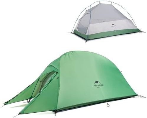 Naturehike Cloud-Up 1 Person Tent Lightweight Backpacking Tent for One Man, Waterproof Ultralight Single Person Tent, Do