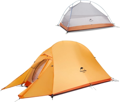 Naturehike Cloud-Up 1 Person Tent Lightweight Backpacking Tent for One Man, Waterproof Ultralight Single Person Tent, Do