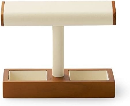 Solid Wood Watch Display Stand T-bar Watch Stand Jewelry Holder Stand Watch Cases For Men Watch Holder Organizer For Men