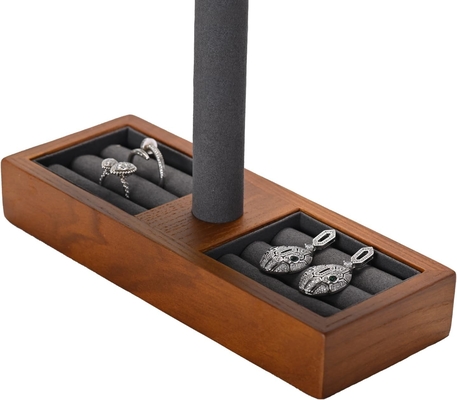Solid Wood Watch Display Stand T-bar Watch Stand Jewelry Holder Stand Watch Cases For Men Watch Holder Organizer For Men
