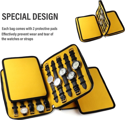 40 Slots Large Case Bag Watch Band Storage Strap Organizer Double Layer, Watch and Straps Organizer for Apple