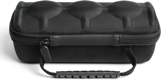 3 watch travel case roll, Hard watch carry case roll display storage holder box with soft foam pillows snug fit all size