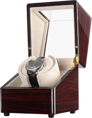 CHIYODA Watch Winder for Single Automatic Watches Solid Wooden Box with Mabuchi Motors