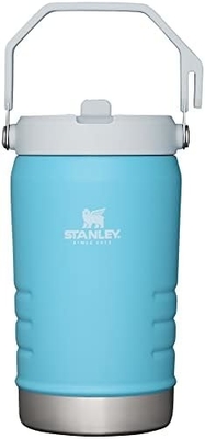 IceFlow Stainless Steel Tumbler with Straw, Vacuum Insulated Water Bottle for Home, Office or Car, Reusable Cup
