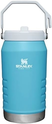 IceFlow Stainless Steel Tumbler with Straw, Vacuum Insulated Water Bottle for Home, Office or Car, Reusable Cup