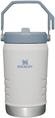 IceFlow Stainless Steel Tumbler with Straw, Vacuum Insulated Water Bottle for Home, Office or Car, Reusable Cup
