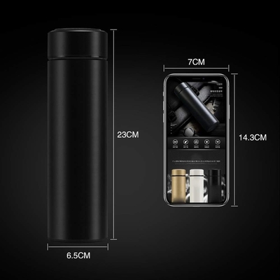 Water Bottle with LED Temperature Display,Double Walled Vacuum Insulated Water Bottle,Stainless Steel Sports Automotive