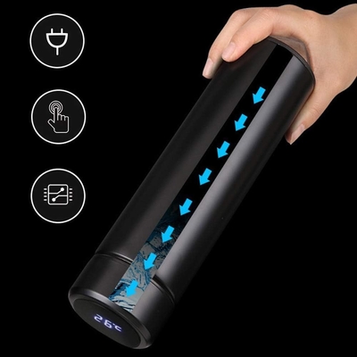 Water Bottle with LED Temperature Display,Double Walled Vacuum Insulated Water Bottle,Stainless Steel Sports Automotive