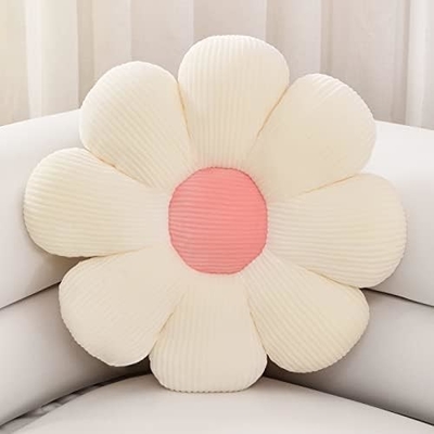 Flower Pillow,Flower Shaped Throw Pillow Christmas Decor Flower Floor Pillow,Seating Cushion,Cute Room Decor &amp; Plush