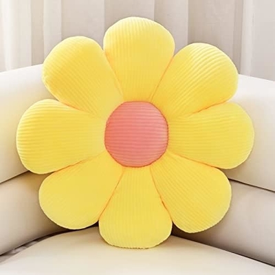 Flower Pillow,Flower Shaped Throw Pillow Christmas Decor Flower Floor Pillow,Seating Cushion,Cute Room Decor &amp; Plush