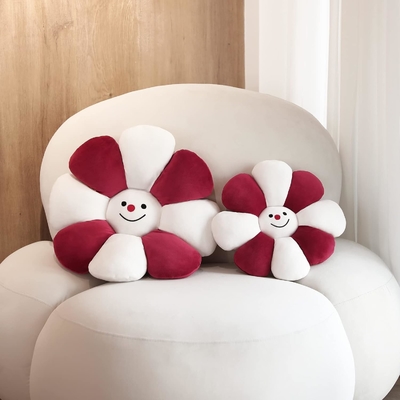 Flower Pillow,Flower Shaped Throw Pillow Christmas Decor Flower Floor Pillow,Seating Cushion,Cute Room Decor &amp; Plush