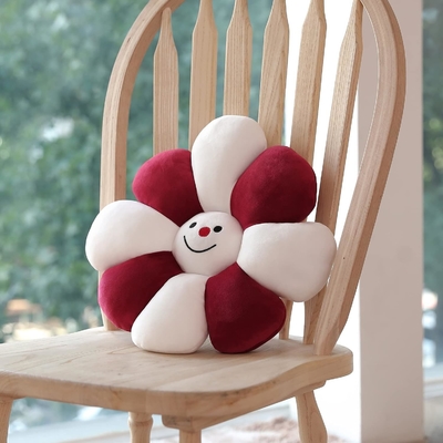 Flower Pillow,Flower Shaped Throw Pillow Christmas Decor Flower Floor Pillow,Seating Cushion,Cute Room Decor &amp; Plush