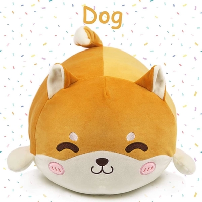 Shiba Inu Plush Pillow Stuffed Animal Cute Plush Toy Squishy Anime Corgi Plushie Fluffy Kawaii Soft Hugging Pillow