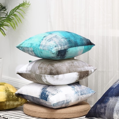 Set of 2 brown art pieces Contemporary decor Gray Home decor Hug pillowcase Pillow case 18X18 inches