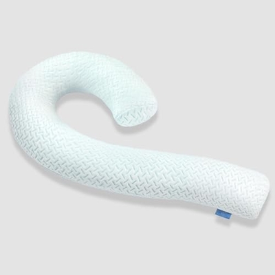Body Pillow for Adults - Soft Long Bed Pillows Insert for Sleeping - Shredded Memory Foam &amp; Removable Washable Cover