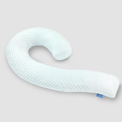 Body Pillow for Adults - Soft Long Bed Pillows Insert for Sleeping - Shredded Memory Foam &amp; Removable Washable Cover