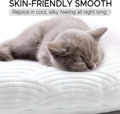 Body Pillow for Adults - Soft Long Bed Pillows Insert for Sleeping - Shredded Memory Foam &amp; Removable Washable Cover