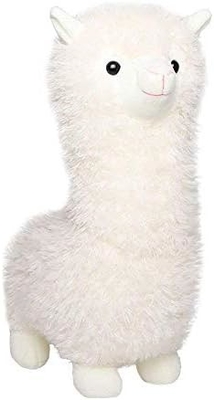 Alpaca wool toy, alpaca stuffed animal large 18 &quot;doll plush throw pillow, soft fluffy cushion super Christmas Valentine'