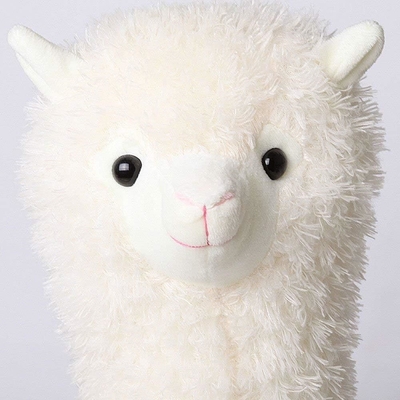 Alpaca wool toy, alpaca stuffed animal large 18 &quot;doll plush throw pillow, soft fluffy cushion super Christmas Valentine'