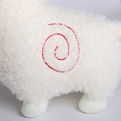 Alpaca wool toy, alpaca stuffed animal large 18 &quot;doll plush throw pillow, soft fluffy cushion super Christmas Valentine'