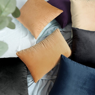 NTBAY 2 Pack Zippered Velvet King Pillowcases, Super Soft and Cozy Luxury Fuzzy Flannel Pillow Cases with Zipper, 20x36