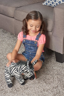 Wild Republic Zebra Plush, Stuffed Animal, Plush Toy, Gifts for Kids, Cuddlekins 12 Inches, Multicolor