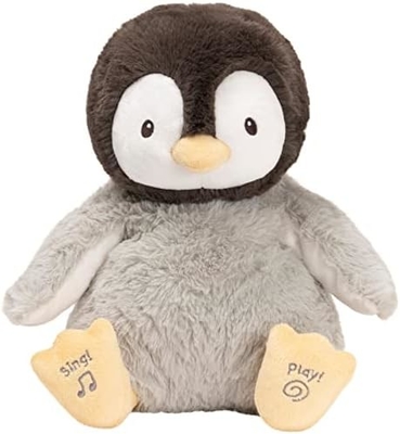 GUND Baby Animated Flappy The Elephant Plush, Singing Stuffed Animal Baby Toy for Ages 0 and Up, Gray, 12&quot;