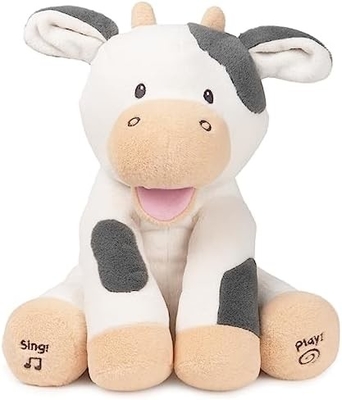 GUND Baby Animated Flappy The Elephant Plush, Singing Stuffed Animal Baby Toy for Ages 0 and Up, Gray, 12&quot;