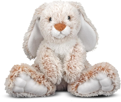 Melissa &amp; Doug Burrow Bunny Rabbit Stuffed Animal (9 inches)