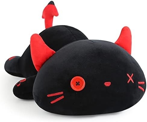 Onsoyours Cute Kitten Plush Toy 25.5" Stuffed Animal Pet Kitty Soft Anime Cat Large Plush Pillow for Kids (White A, 25.5