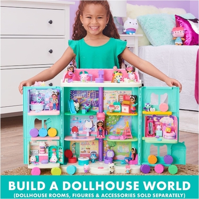 Gabby’s Dollhouse, 7-inch Kitty Fairy Purr-ific Plush Toy, Kids Toys for Ages 3 and up