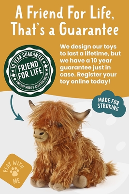Brown Stuffed Animal | Farm Toy with Sound | Soft Toy Gift for Kids | Naturli Eco-Friendly Plush | 9 Inches