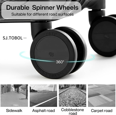 Sets 2 piece Carry On Luggage with Wheels PC Hard Shell Suitcases Lightweight Checked Tsa Luggage Large Travel Suitcase
