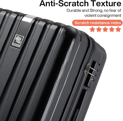 Sets 2 piece Carry On Luggage with Wheels PC Hard Shell Suitcases Lightweight Checked Tsa Luggage Large Travel Suitcase